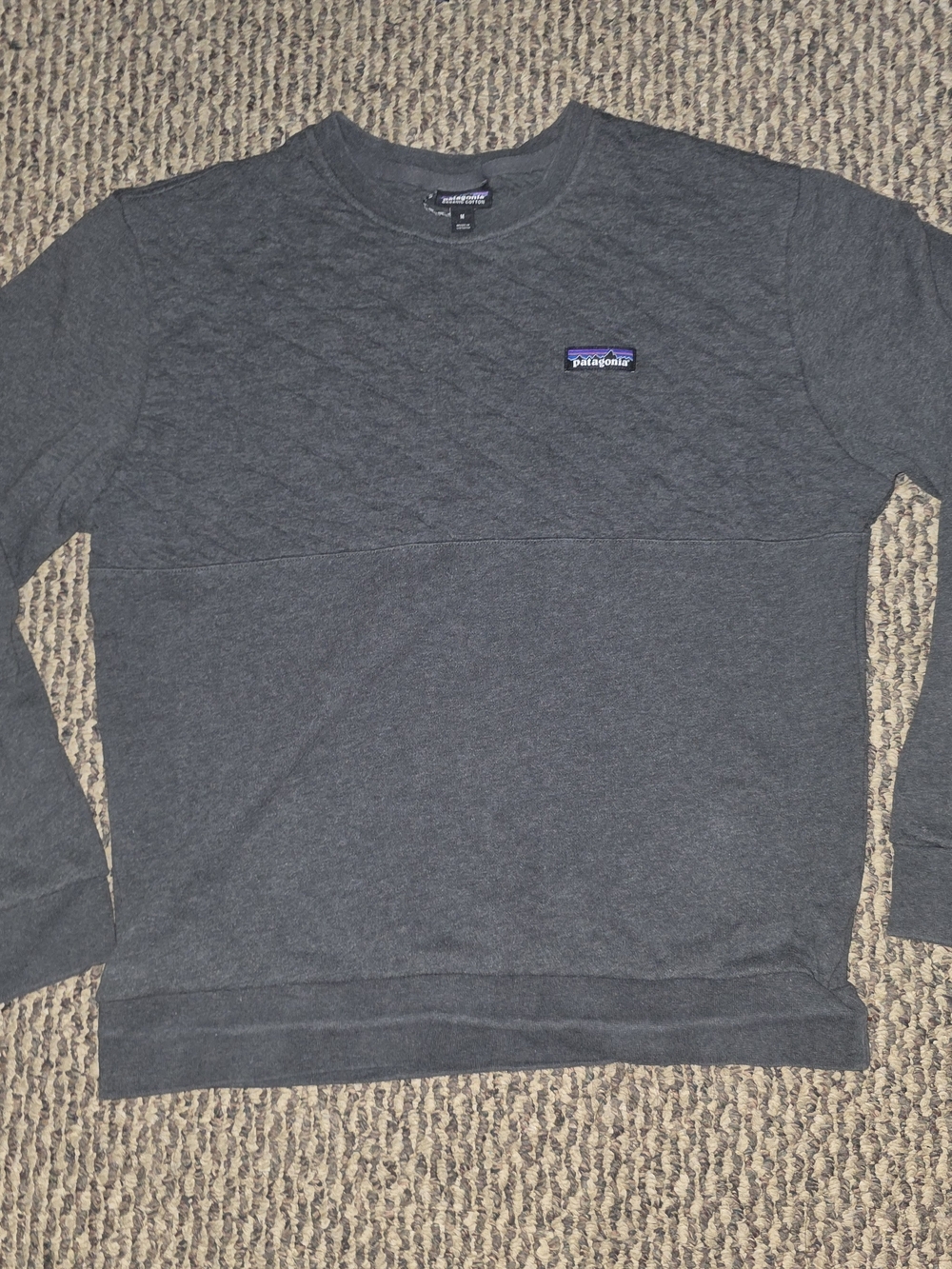 Patagonia Dark Gray Crewneck Sweatshirt